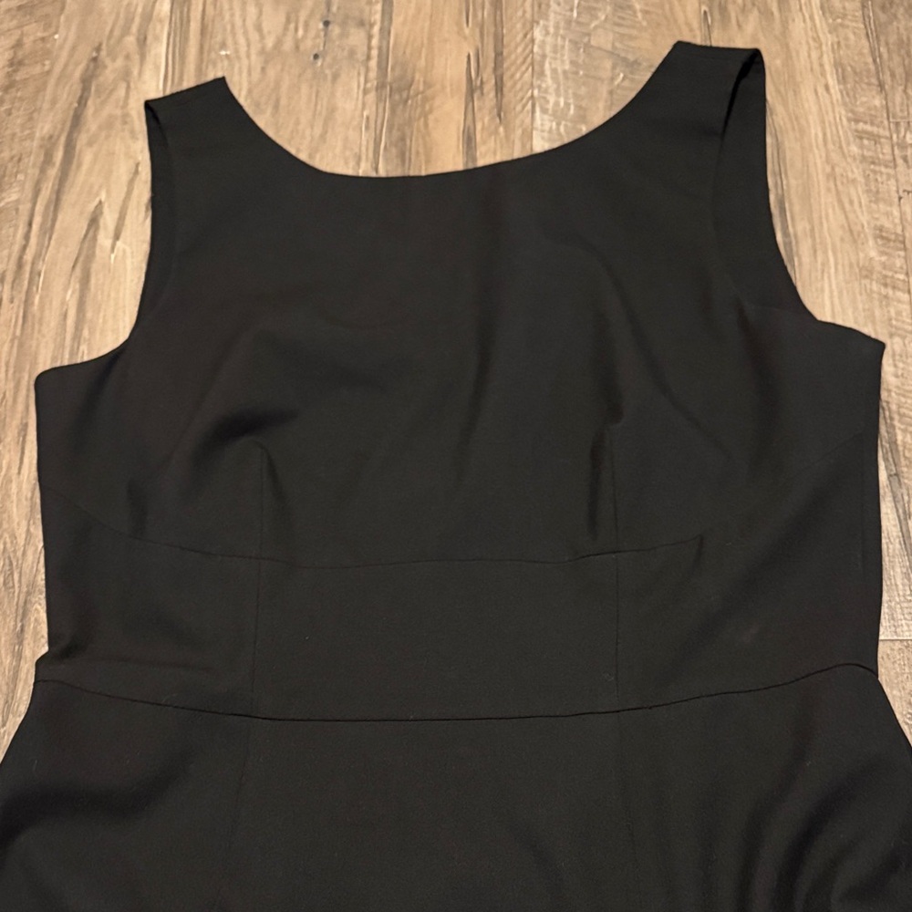 Banana Republic Classic Black Midi Sleeveless Dress - Size 10 - Picture 9 of 9